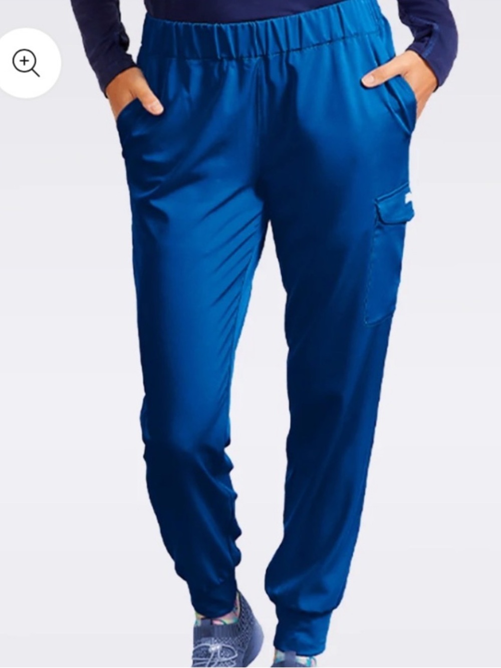Moxie “Justine” Jogger Scrub Pants - Navy Blue